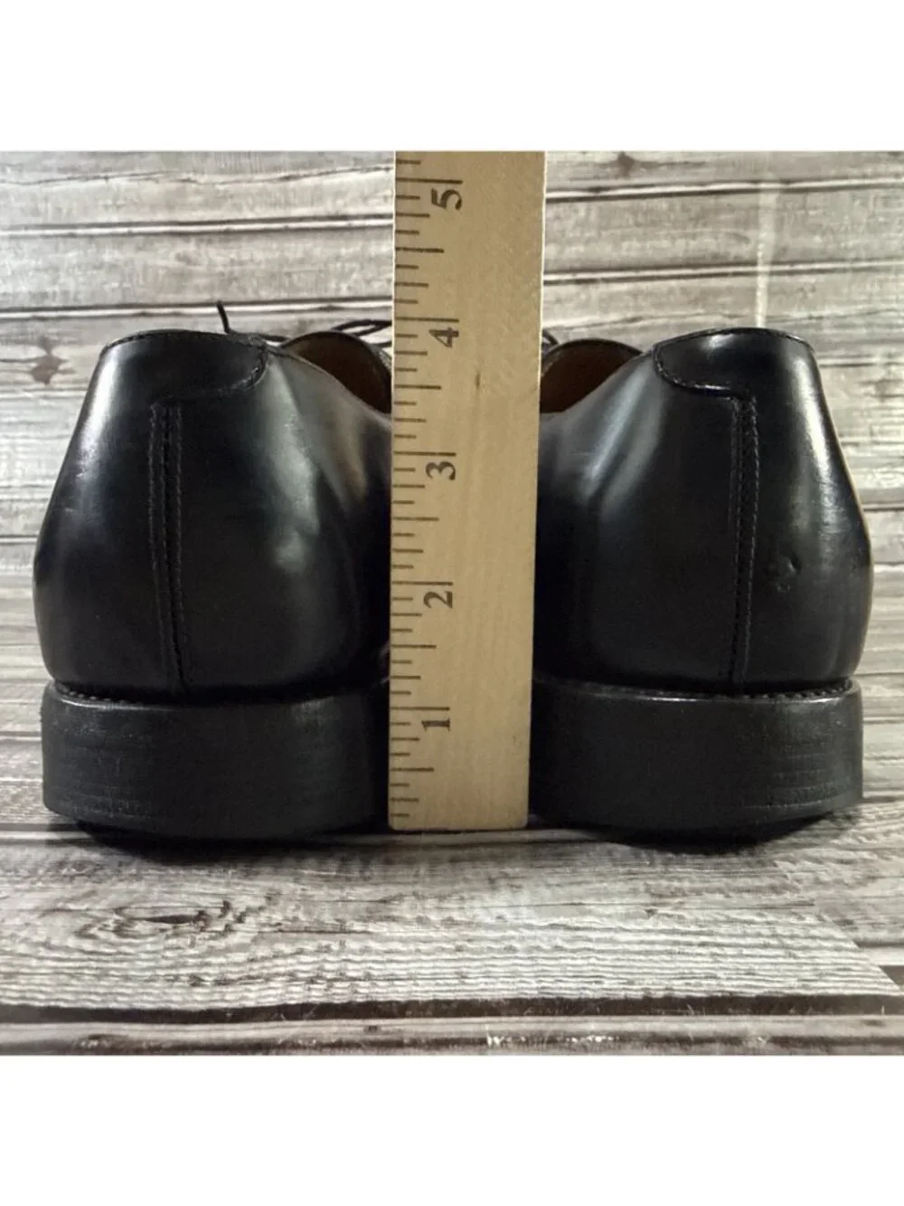 Brooks Brothers Golden Fleece Cap Toe Dress Shoes Sz 11.5 D Black Made in Italy